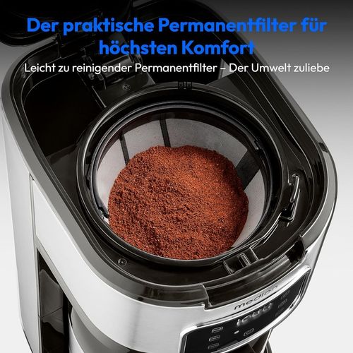 Ekspres przelewowy MEDION 1.25L 900W,Reg.aromatu,do 10 filiżanek,TERMOS na Arena.pl