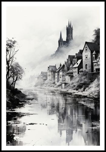 Plakat 67,5x100cm Mglisty Refleks na Arena.pl