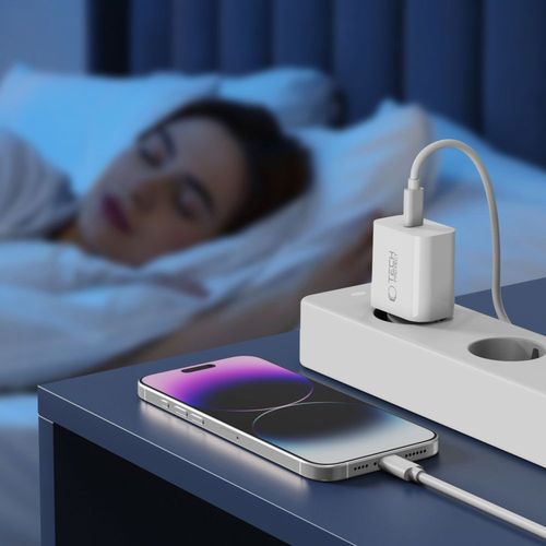 tech-protect nc20w 1-port network charger pd20w + lightning cable white na Arena.pl