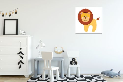 Foto Obraz 40X40 Lew na Arena.pl