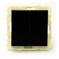 Efapel Logus90 łącznik krzyżowy podwójny czarny 90204 kxpm