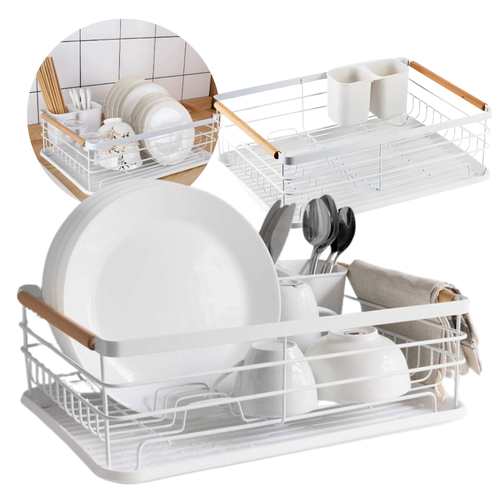 Suszarka do naczyń biała ociekacz na naczynia na Arena.pl