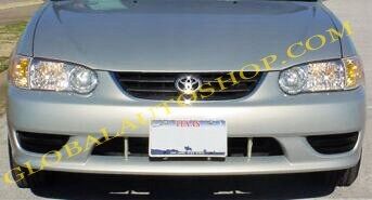 Toyota Corolla - Chromowane Listwy Chrome Grill Atrapy Zderzaka Tuning na Arena.pl