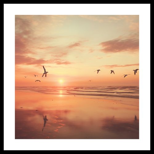 Plakat 50x50cm Spokojna Przystań na Arena.pl