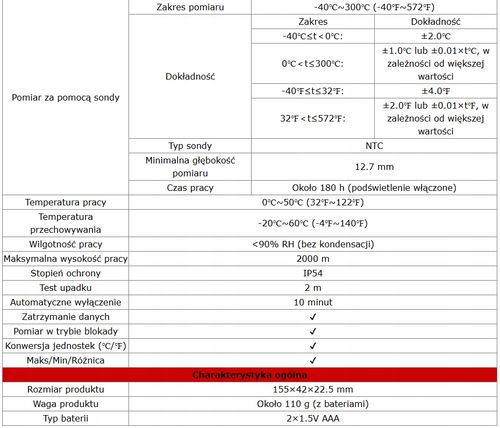 Termometr 2 w 1 Uni-T UT320T na Arena.pl
