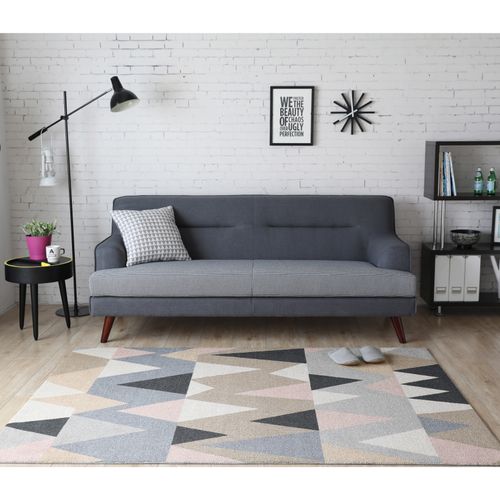 Sofa tapicerowana Cory szara na Arena.pl