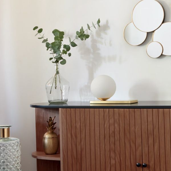 Lampka nocna Dris złota 17cm zdjęcie 2