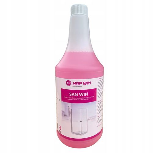 Środek Pianka do Sanitariatów Łazienek KABIN PRYSZNICÓW 1L HAP WIN GRATISY na Arena.pl