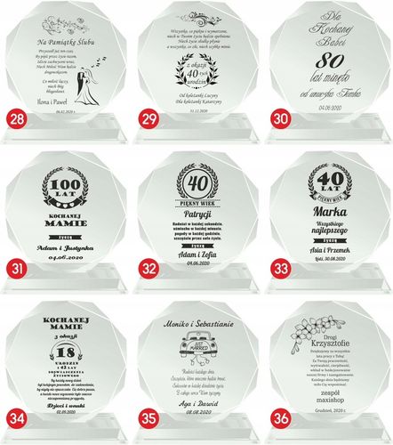 PREZENT PAMIĄTKA URODZINY 1-99 LAT ROCZNICA ŚLUBU na Arena.pl