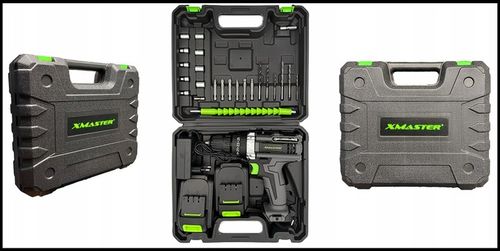 UDAROWA WIERTARKO WKRĘTARKA AKUMULATOROWA BITY NASADKI WALIZKA ZESTAW na Arena.pl