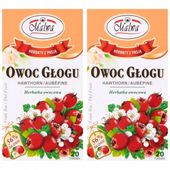 Malwa Herbatka owocowa owoc głogu 40 g (20 x 2 g) x 2 sztuk