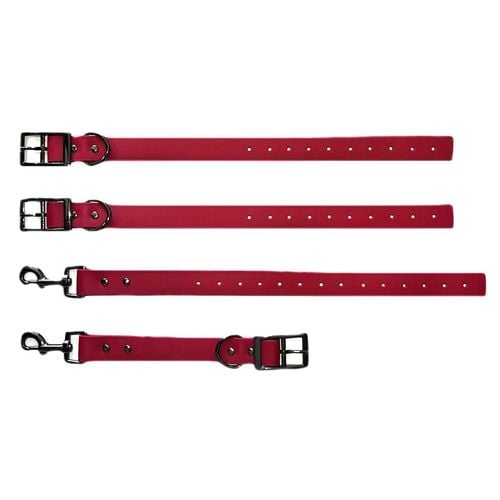 kajdanki na nogi bdsm z łącznikiem. regulowane, czerwone, do bondage. na Arena.pl