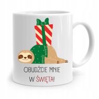 Kubek Świąteczny Prezent Pod Choinkę Na Mikołaja Z Nadrukiem Ze Zdjęciem