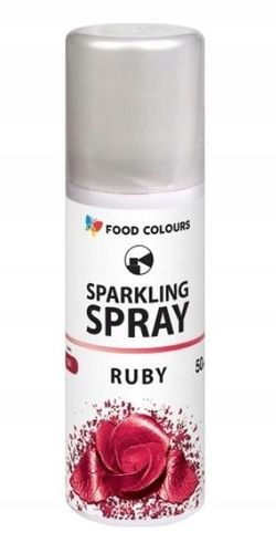 BARWNIK SPOŻYWCZY W SPRAYU - RUBINOWY - 50 ml na Arena.pl