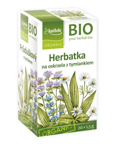 Herbatka NA Oskrzela Z Tymiankiem BIO (20 x 1,5 g) 30 g - Apotheke na Arena.pl