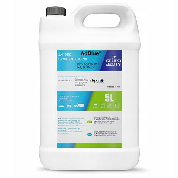20L Płyn AdBlue 20 litrów 4 x 5L TOP zdjęcie 2