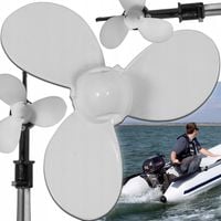 ŚRUBA NAPĘDOWA DO ŁODZI SILIKA ZABURTOWGO METALOWA SILNIK ZABURTOWY PONTONU