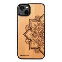 drewniane etui bewood do iphone 15 plus mandala jabłoń