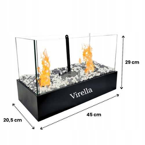 Virella Biokominek Wolnostojący Bezdymny Do Domu Ogrodowy Taras Bio Kominek na Arena.pl