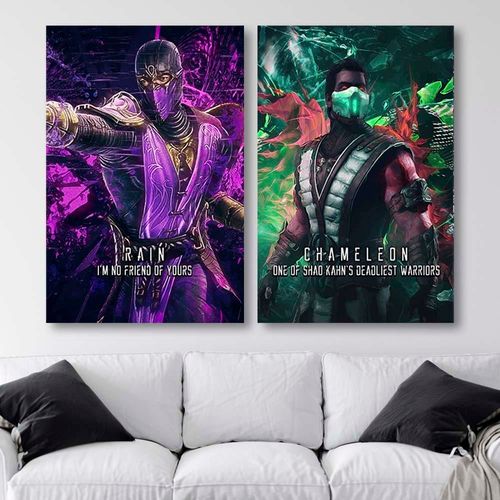 Deco Panel, Wojownik Chameleon 40x60 na Arena.pl