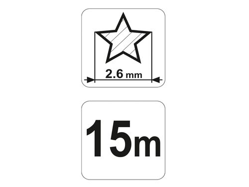 ŻYŁKA TNĄCA DO KOS I PODKASZAREK 2,6 MM 15 MB FLO 89425 GWIAZDKA na Arena.pl