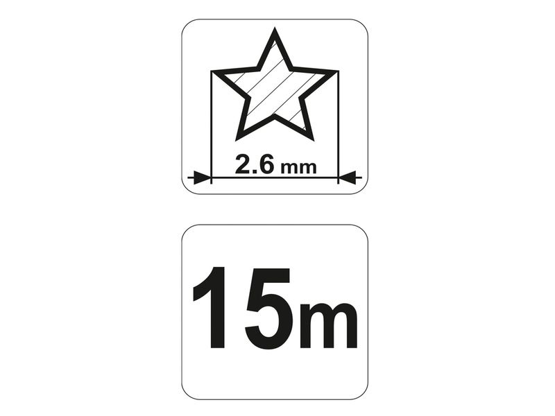 ŻYŁKA TNĄCA DO KOS I PODKASZAREK 2,6 MM 15 MB FLO 89425 GWIAZDKA zdjęcie 3