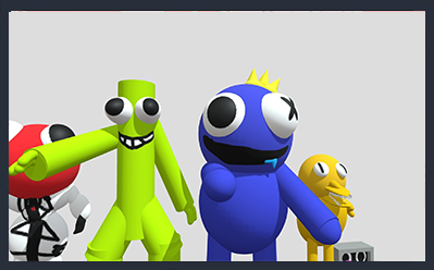 Magnes na lodówkę Rainbow Friends zdjęcie 2