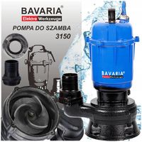 POMPA DO WODY SZAMBA CZYSTEJ I BRUDNEJ Z ROZDRABNIACZEM ZATAPIALNA MOCNA