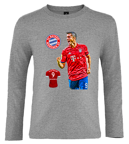 Koszulka z dł.rękaw. Lewandowski zdjęcie 1