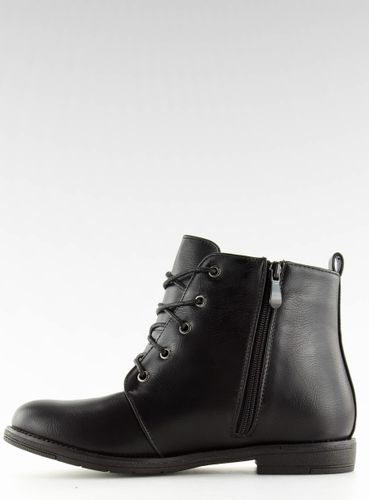 Botki sznurowane czarne 3085 BLACK - 41 na Arena.pl