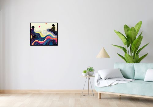 Plakat 60x50cm Wodnista Tafla na Arena.pl