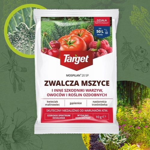 TARGET MOSPILAN 20SP ŚRODEK NA MSZYCE SZKODNIKI WARZYW OWOCÓW ROŚLIN na Arena.pl