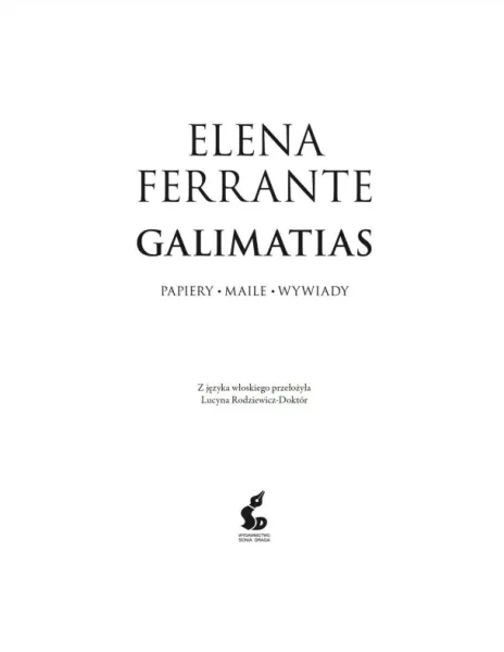 Galimatias. Papiery, maile, wywiady zdjęcie 2