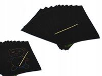 Kolorowanka wydrapywanka ZDRAPYWANKA karty 26x19