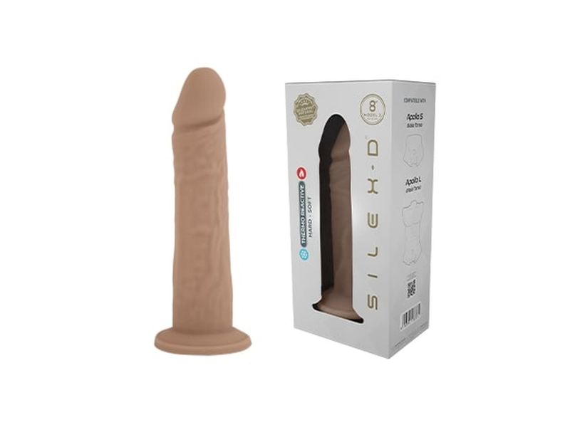 Realistic Dildo Liquid Silicone 2 (8") zdjęcie 1