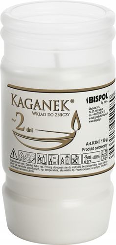 Wkłady do Zniczy 11 cm Kaganek K2N - Bispol (24 sztuk) na Arena.pl