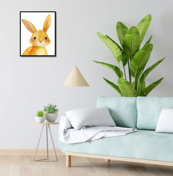 Plakat 40x50cm Słodki Zajączek zdjęcie 4
