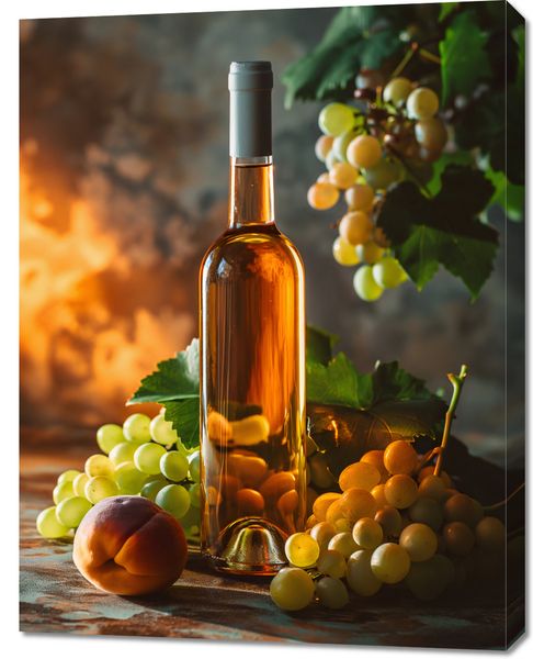 Obraz 70x90cm Bursztynowe Wino zdjęcie 1