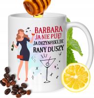Kubek Dla Barbary Koleżanki Przyjaciółki Prezent Z Nadrukiem Biały 330Ml