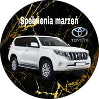 Opłatek na tort Toyota Samochód Auto Logo Fura Bryka Urodziny 18 30 40 50
