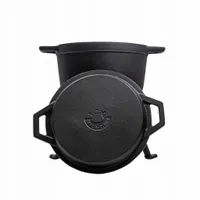 Kociołek żeliwny patelnia grillowa 8L 3136