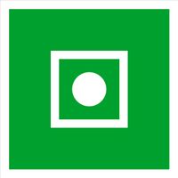 Tabliczka ewakuacyjna informacyjna 10x10 Otwieranie drzwi ewakuacyjnych