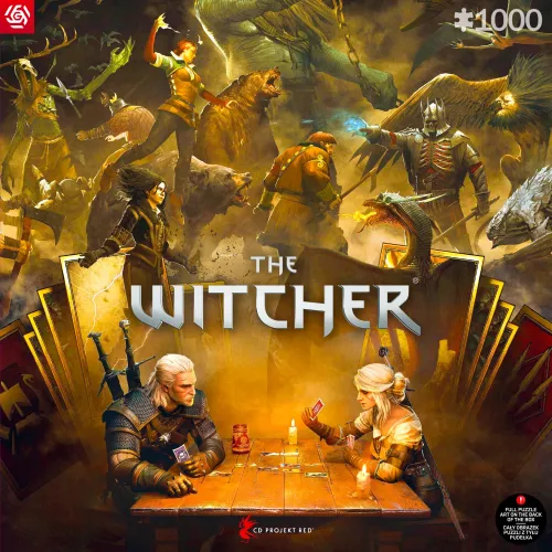 Puzzle Good Loot Wiedźmin 1000 elementów Puzzle Gaming The Witcher Wiedźmin na Arena.pl