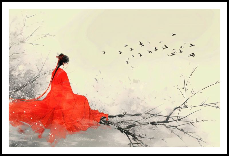 Plakat 91,5x60cm Diva Na Gałęzi zdjęcie 3