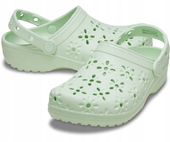 Crocs Damskie Buty Chodaki Klapki Classic Floral Cut Out 210927 Clog 37-38