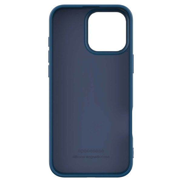 Spacecase Silicone Magnetic Case Iphone 16 Pro Max Blue zdjęcie 4