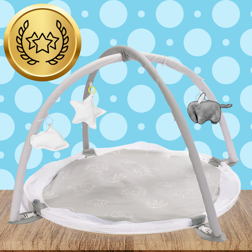 mata edukacyjna dla niemowląt interaktywna 4w1 słonik piłeczki maskotki na Arena.pl