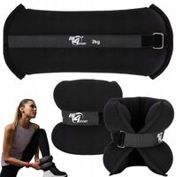 OBCIĄŻNIKI CIĘŻARKI NA KOSTKI NADGARSTKI RĘCE NOGI 2x2KG ZESTAW DO