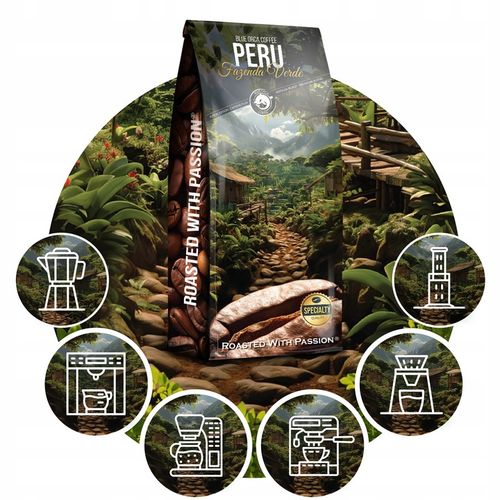 Kawa ziarnista 1kg PERU FAZENDA VERDE Fusion Edition Blue Orca + na Arena.pl