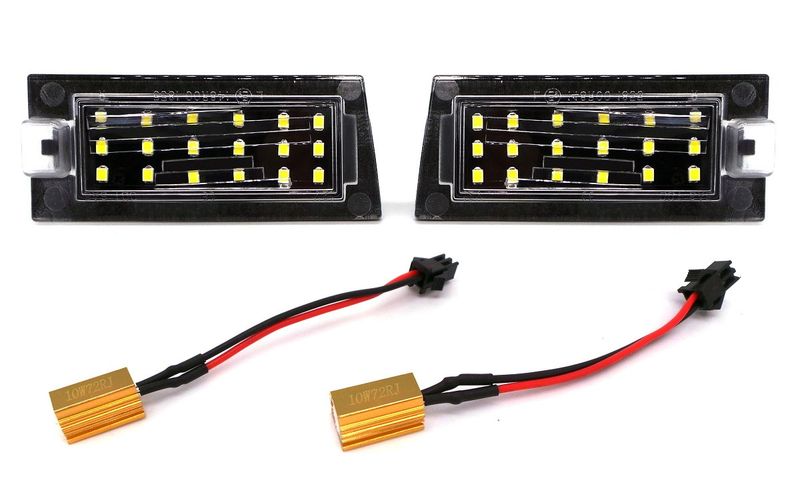 Jeep Cheorokee lampki tablicy rejestracyjnej LED 2szt zdjęcie 2